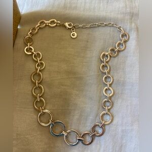 Gloria Vanderbilt Silver Tone Chain Link‎ Necklace